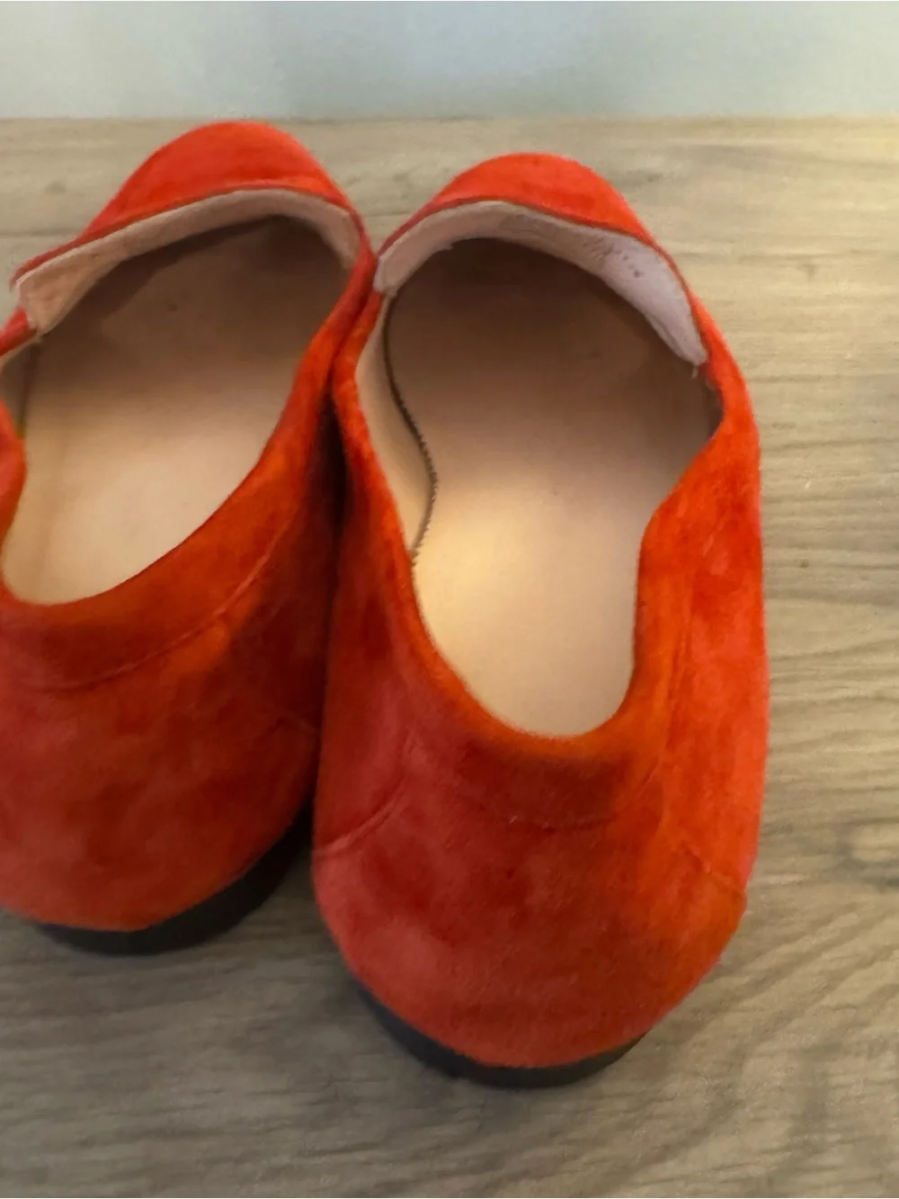 J. Crew Men's Red Suede Slip-On Loafers